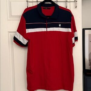 Red and Navy Polo Shirt